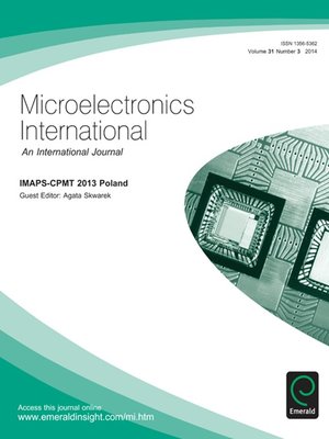 cover image of Microelectronics International, Volume 31, Issue 3